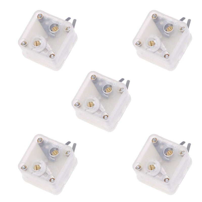 Acxico 5Pcs 223p Duplex Radio Variable Capacitor 60pf/140pf 2.1mm Hole Shaft for Pocket Radio Accessories - Image 1